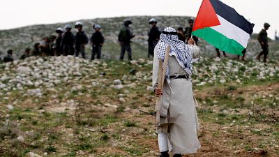 درگیری میان فلسطینی ها و نیروهای اسرائیلی در کرانه باختری