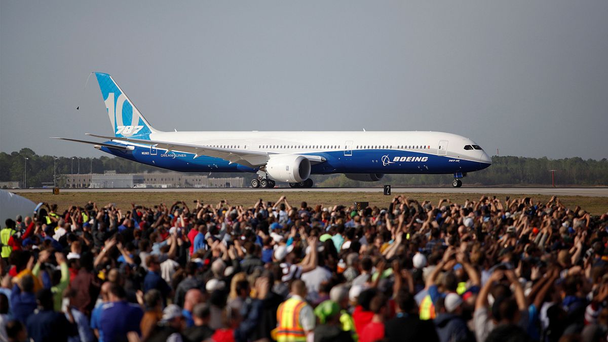 First flight of Boeing's newest and largest Dreamliner