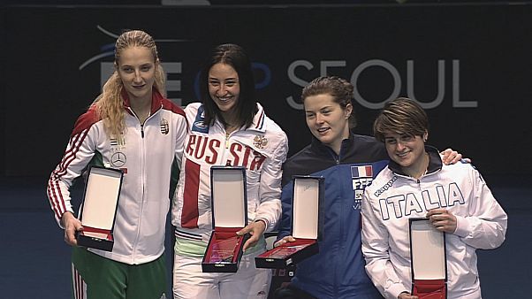 Yana Egorian no falla en el Gran Premio de Seúl de esgrima Yana Egorian no falla en el Gran Premio de Seúl de esgrima