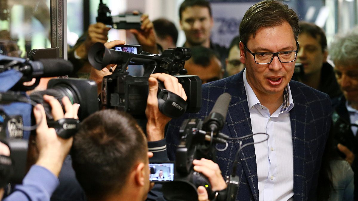 Serbia PM Vucic wins presidential poll by a landslide