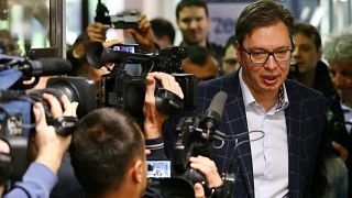 Serbia PM Vucic wins presidential poll by a landslide