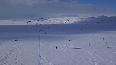 Longest snowkite race ever in Norway