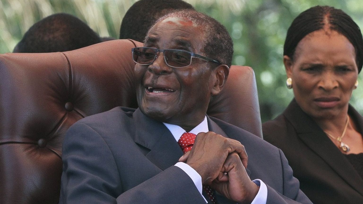 Mugabe presented with 'special' chair as belated birthday gift