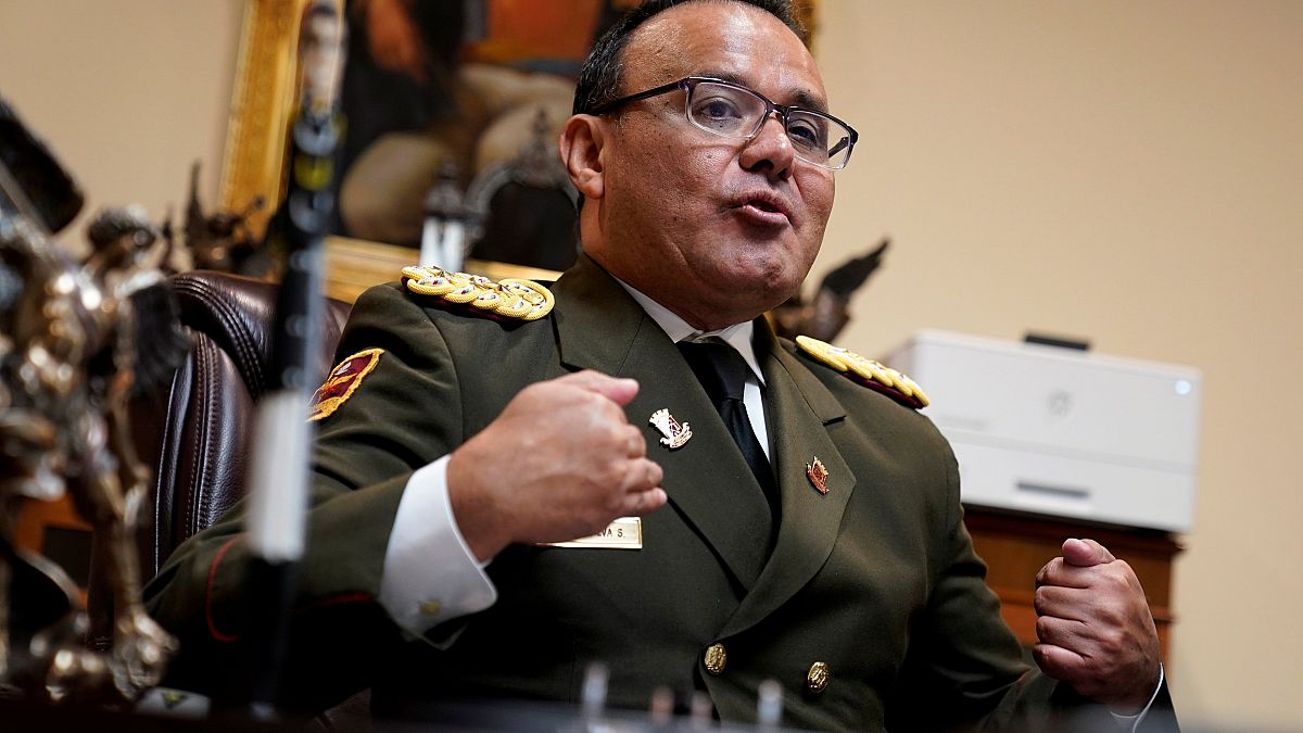 Image: Venezuelan Colonel Jose Luis Silva, Venezuela's Military Attache at 