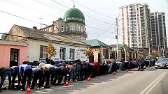 Syrien, ein Trainingscamp für russischsprachige Rebellen