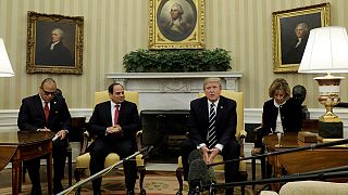 Trump e al-Sisi trocam elogios na Casa Branca