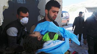 International outrage at Syria 'gas attack'
