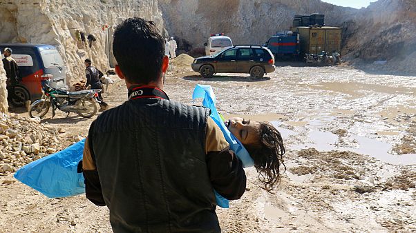 Russia says bombed rebel weapons dump caused Syria 'chemical attack' Russia says bombed rebel weapons dump caused Syria 'chemical attack'