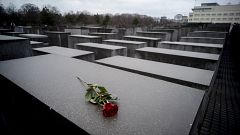 Image: The Holocaust Memorial in Berlin on Jan. 27, 2019.