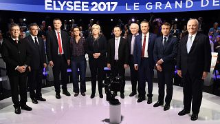 نخستین مناظرۀ تلویزیونی با حضور ۱۱ نامزد انتخابات فرانسه برگزار شد