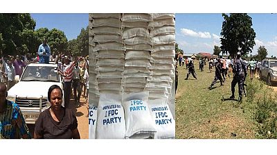 Uganda police stops opposition food aid distribution with tear gas, 2 injured