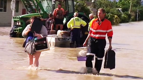 Après le cyclone, les inondations en Nouvelle-Zélande Après le cyclone, les inondations en Nouvelle-Zélande