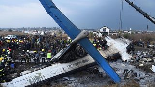Image: Scene of 2018 plane crash in Kathmandu, Nepal