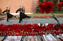 وداع با قربانیان انفجار مرگبار سن پترزبورگ
