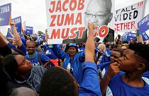 Anti-Zuma y pro-Zuma cara a cara en las calles de Sudáfrica