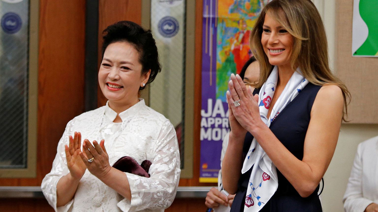 First Ladies visit Florida school