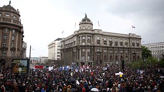 Erneut Proteste gegen Serbiens Regierungschef Vučić