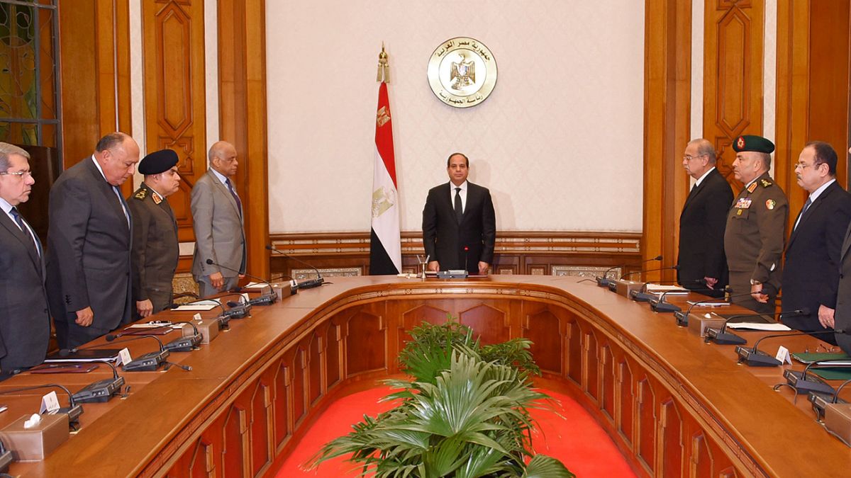 الرئيس المصري عبد الفتاح السيسي يعلن حالة الطوارئ