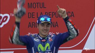 MotoGP: Maverick Vinales Arjantinde'de zirvede