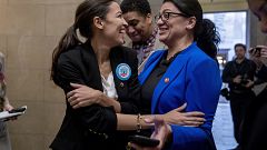 Image: Alexandria Ocasio-Cortez, Rashida Tlaib
