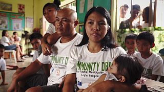 Жителей Филиппин учат обходить тайфуны