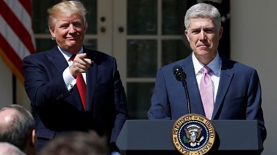 Trump's choice Neil Gorsuch sworn in as Supreme Court judge
