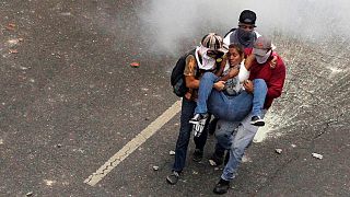 Violentas protestas antigubernamentales en Venezuela