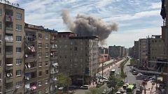 Schwere Explosion In der südosttürkischen Stadt Diyarbakir fordert ein Todesopfer