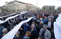 Budapest: Proteste gegen Hochschulgesetz, Großkundgebung am Mittwoch