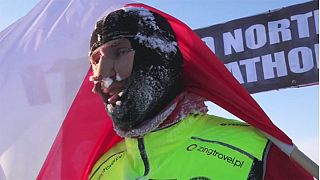 Польский атлет обежал Северный полюс за 4 часа
