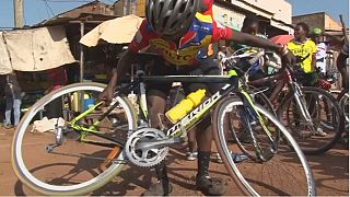 Kampala courier cycling service prepares riders for Olympics