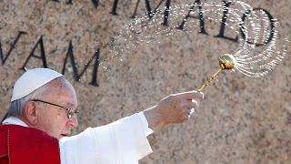 Pope opens 'beautiful launderette' for Rome's homeless