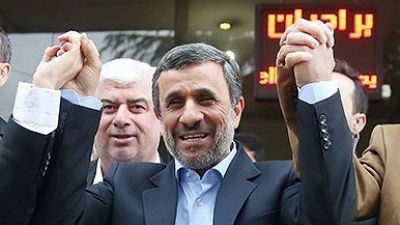 Defiant Mahmoud Ahmadinejad to run for Iran's presidential election