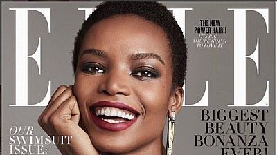 24-year-old Angolan model 'covers' Elle USA mag with her 'natural hair'