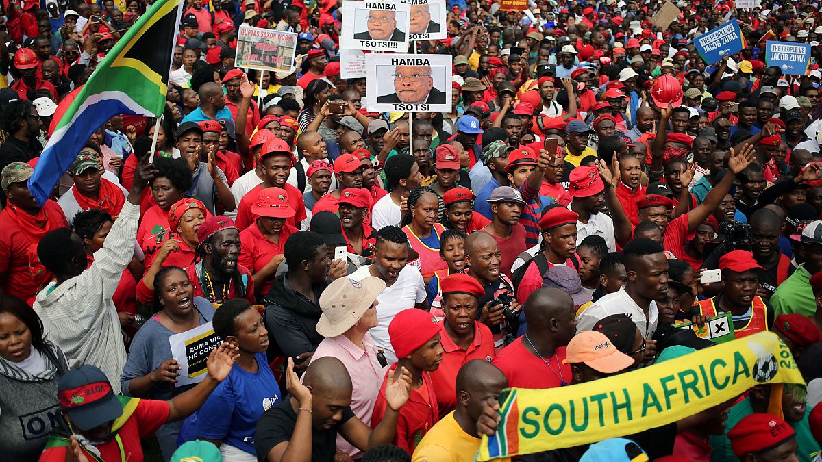 La oposición sudafricana se echa a la calle para exigir la marcha de Jacob Zuma