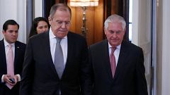 В Москве завершилась встреча между главой МИД РФ Сергеем Лавровым и госсекретарем США Рексом Тиллерсоном