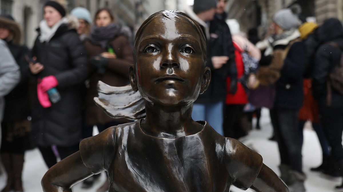 Seeing red, sculptor of NYC's famous bull says "Fearless Girl" tramples his rights