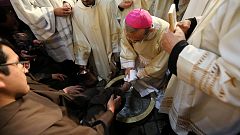 Osterfeiern in Jerusalem und im Vatikan