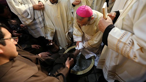 Pâques : célébration des messes du jeudi saint Pâques : célébration des messes du jeudi saint