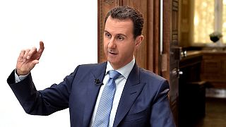 Syria's president says claim his forces used chemical weapons is "100% fabricated"