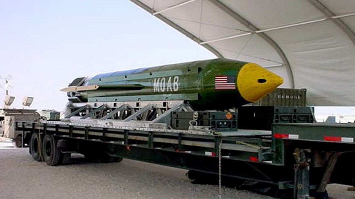 US drops 'mother of all bombs' on Afghanistan