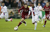 Europa League: il Lione ribalta il Besiktas, pari United in Belgio