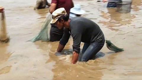Wettfischen am Neujahrstag