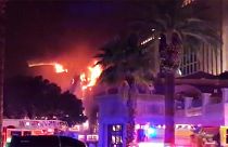 Las Vegas'taki ünlü Bellagio Oteli'nde yangın