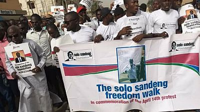Gambian Minister leads 'Freedom Walk' for activist killed over electoral reforms