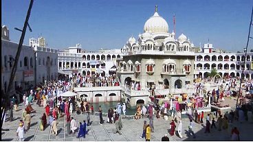 Sikhs feiern das Besakhi-Fest