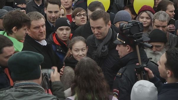 Russland: Nawalny verspricht Demonstranten Hilfe im Kampf gegen die Justiz Russland: Nawalny verspricht Demonstranten Hilfe im Kampf gegen die Justiz