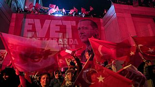 Erdogan claims victory in Turkey referendum