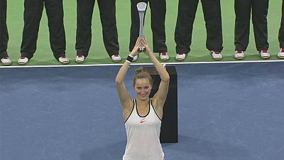 Первый трофей WTA 17-летней Вондрусовой