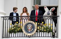 EUA: Trump faz primeira "caça aos ovos de Páscoa"